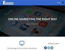 Tablet Screenshot of efoosh.com